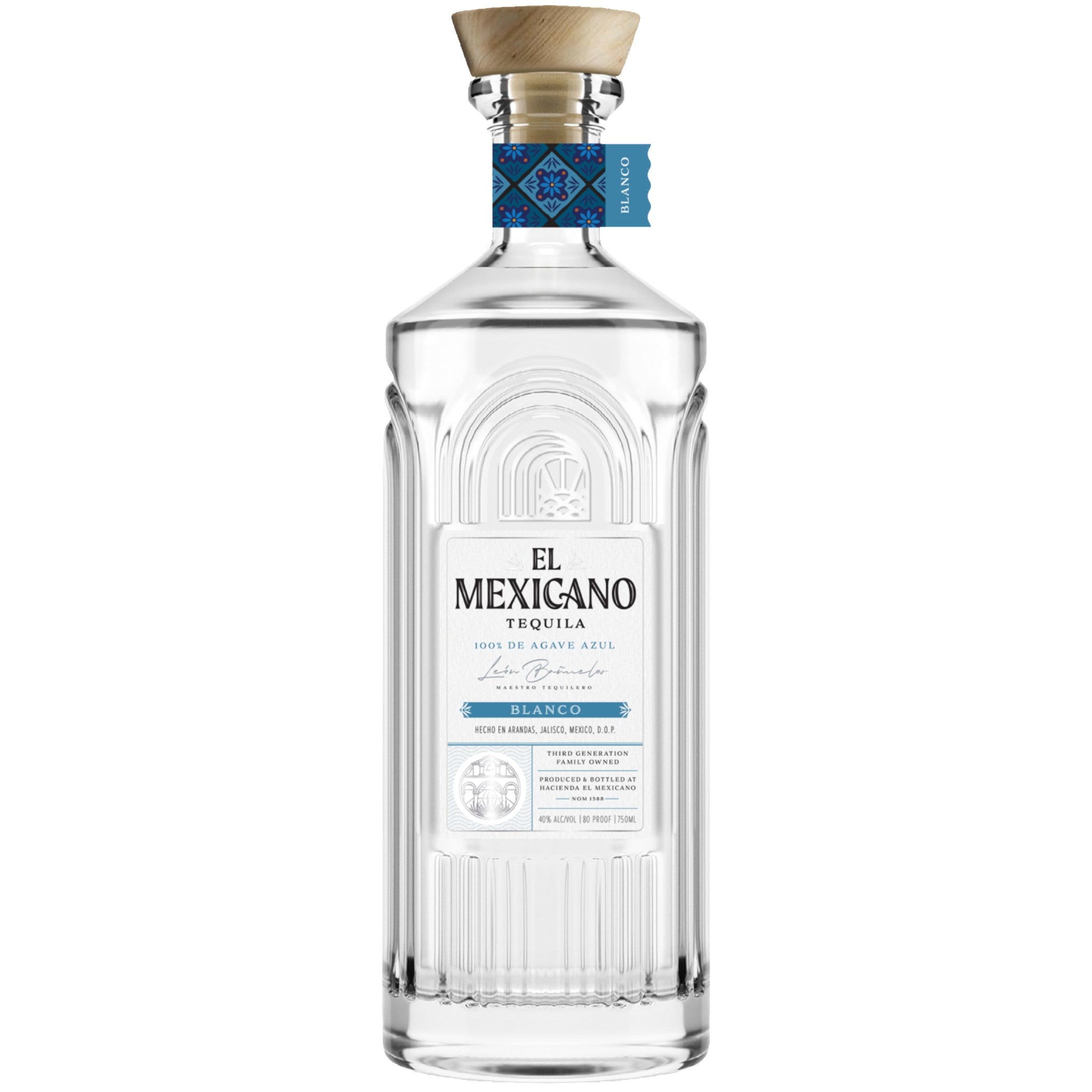 El Mexicano Blanco Tequila 750 ml