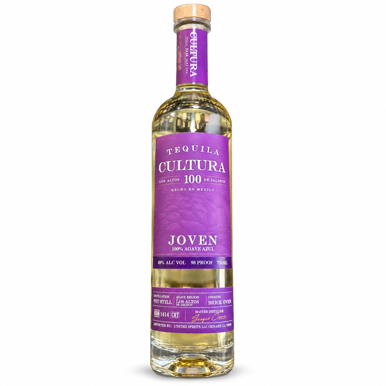 Cultura 100 Joven Tequila 750 ml full bottle