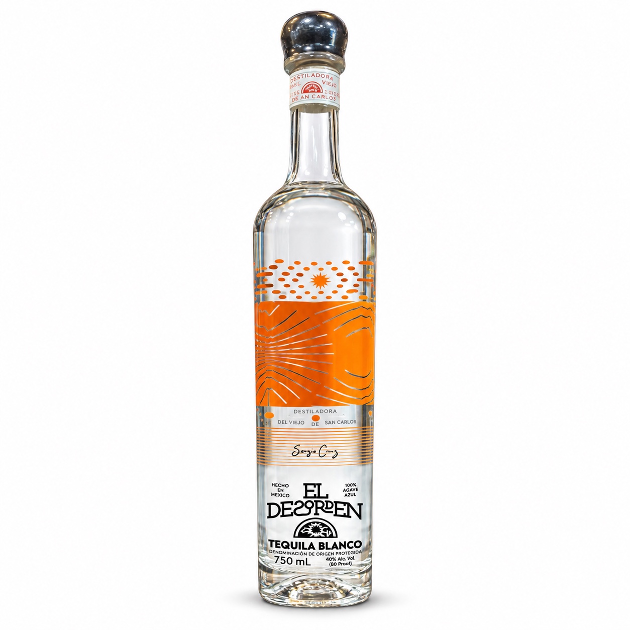 El Desorden Blanco Tequila 750 ml full bottle
